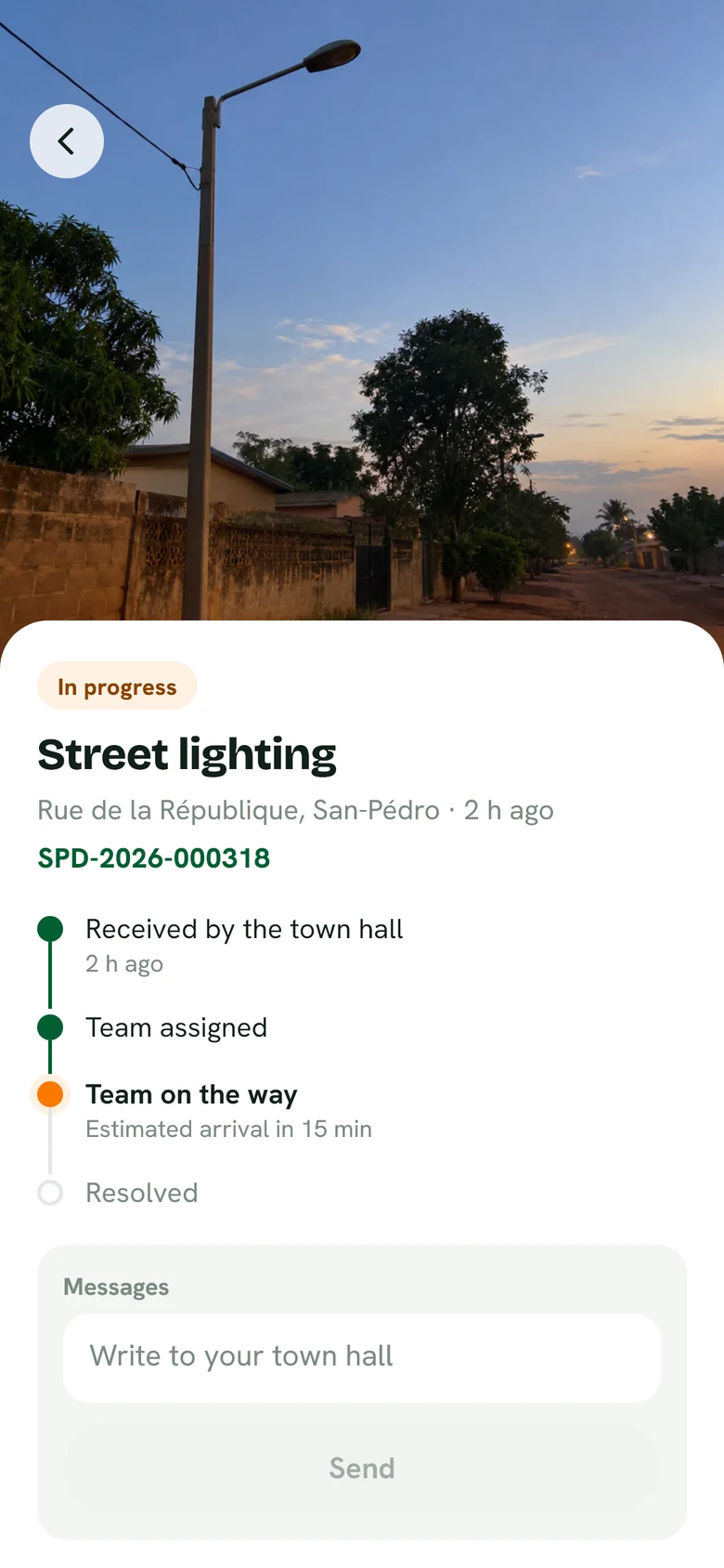 Team on the way
